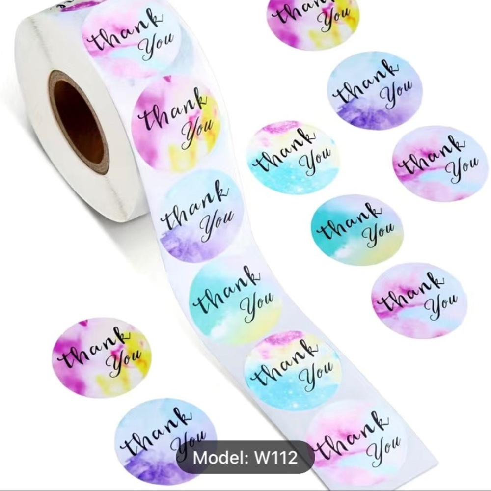 1 roll/500pcs thank you for supporting my small‎ business stickers